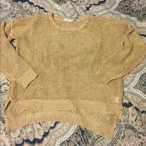 Blu Pepper metallic gold Sweater